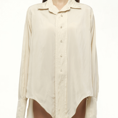 Maison Margiela Long-sleeved Shirt in Almond