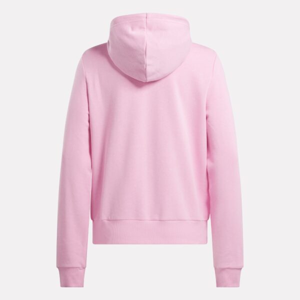 Reebok Identity Small Logo French Terry Full-Zip Sweatshirt Astro Rose - Image 5