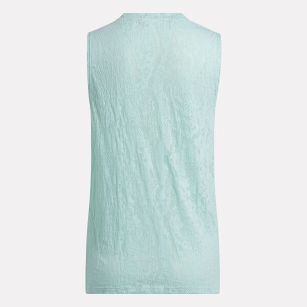 Reebok Burnout Muscle Tank Glitch Aqua - Image 5