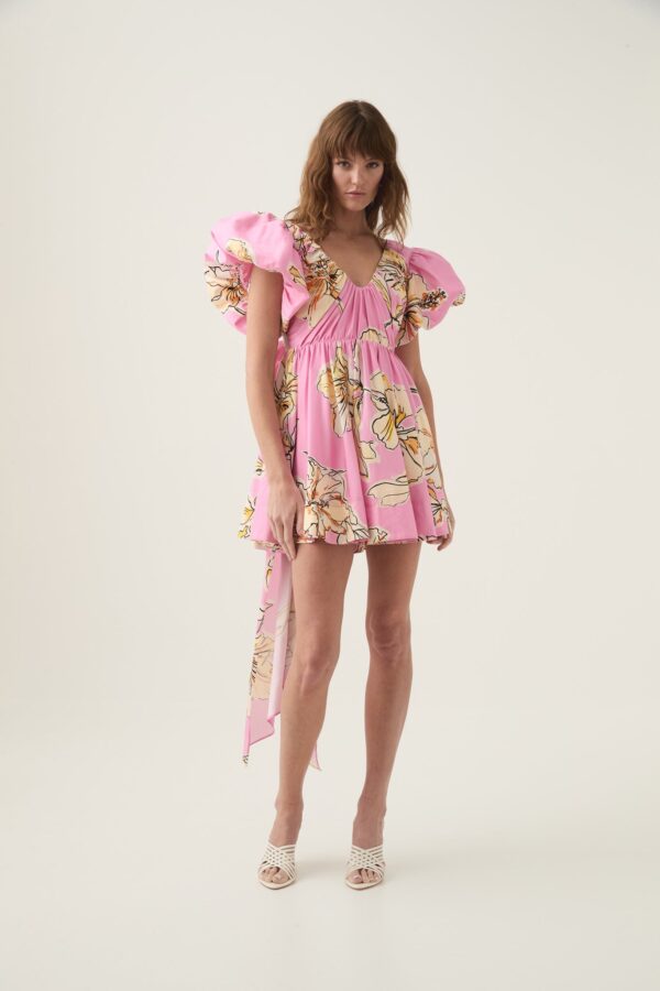 Aje. Gretta Bow Back Mini Dress
