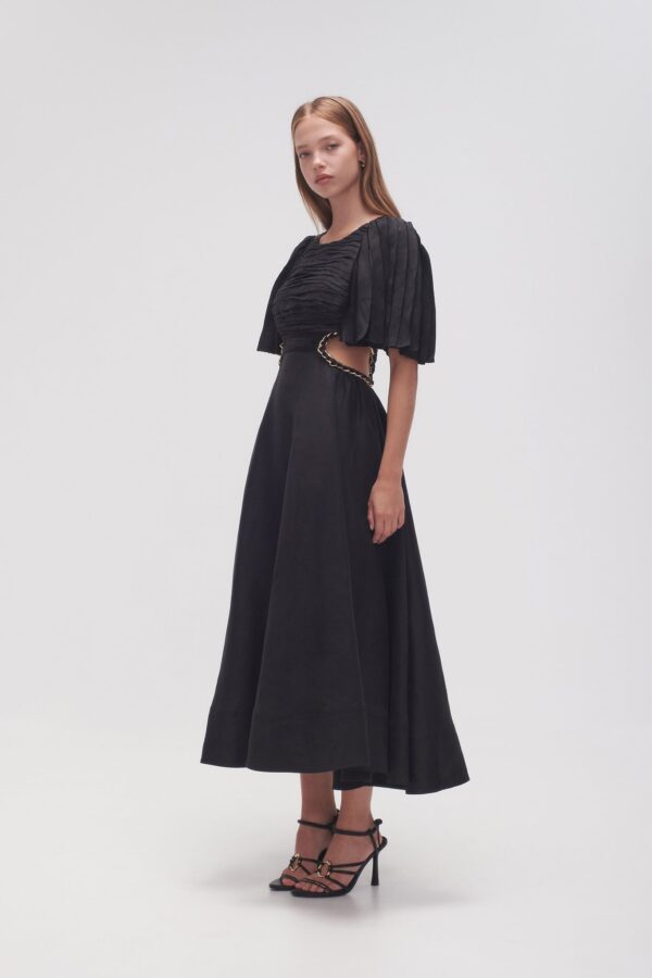 Aje. Monica Chainlink Midi Dress - Image 3