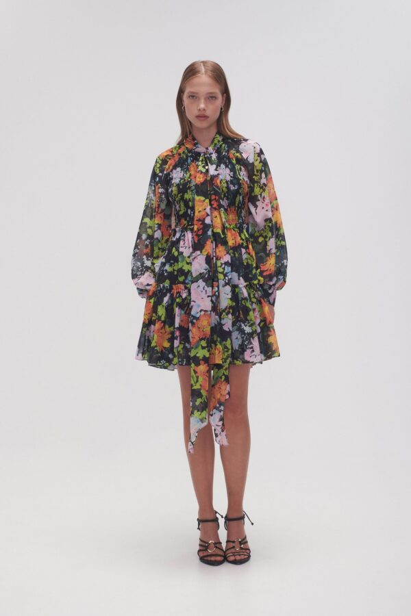 Aje. Marlowe Shirred Mini Dress