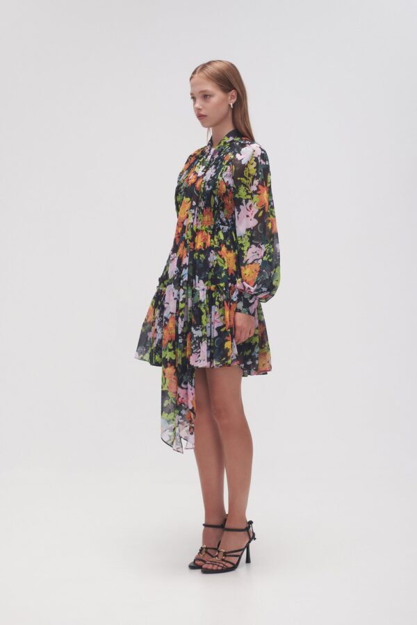 Aje. Marlowe Shirred Mini Dress - Image 3