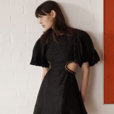 Aje. Monica Chain Link Mini Dress