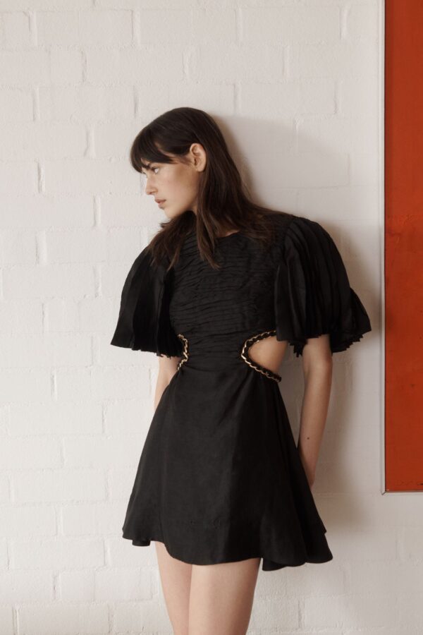 Aje. Monica Chain Link Mini Dress
