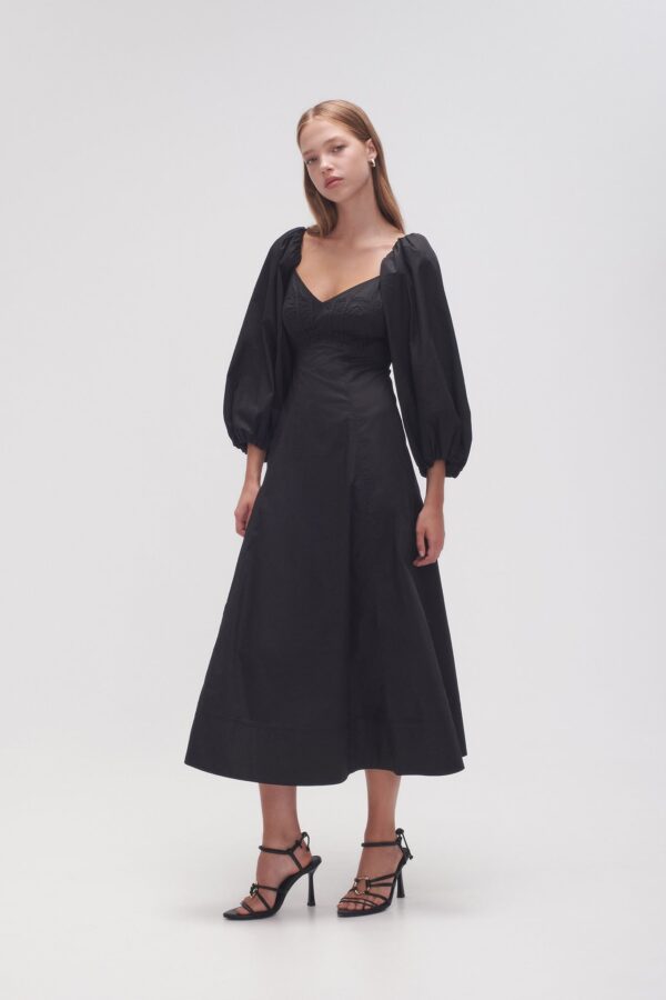 Aje. Hester Corsetted Midi Dress - Image 3