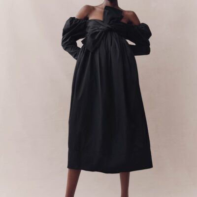 Aje. Valentina Bow Midi Dress