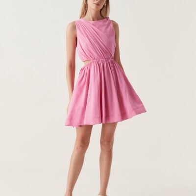 Aje. Abbey Twisted Mini Dress