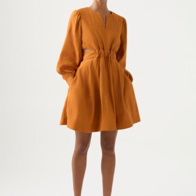 Aje. Spectral V-Neck Mini Dress