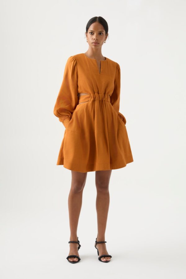 Aje. Spectral V-Neck Mini Dress