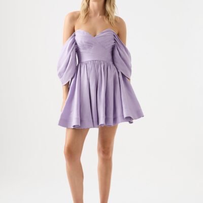 Aje. Zorina Sweetheart Mini Dress