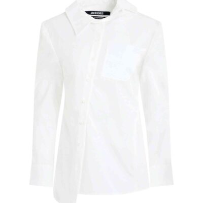 Jacquemus Pablo Asymmetric Shirt in White