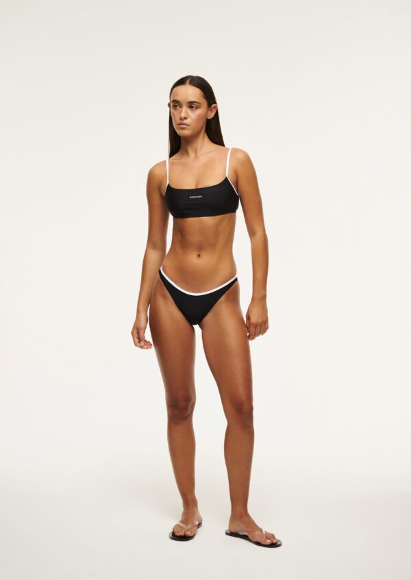 P.E Nation Oceanside Bikini Bottom In Black