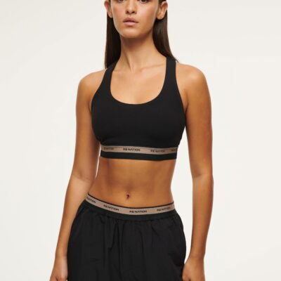 P.E Nation Avant Sports Bra In Black