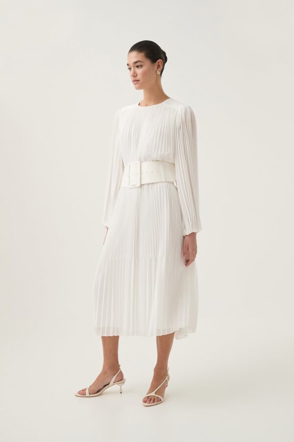 Aje. Cathedra Belted Midi Dress - Image 3