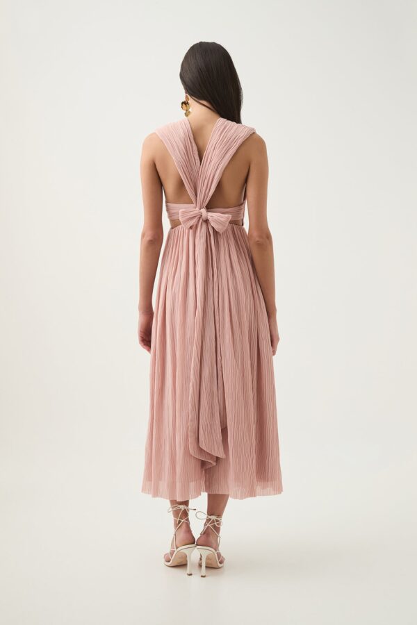Aje. Becoming Bow Back Midi Dress