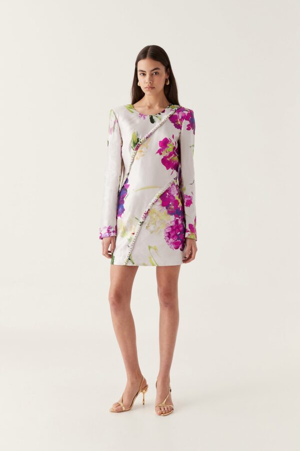 Aje. Arbour Whipstitch Mini Dress