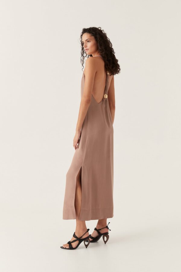 Aje. Intrigue Twist Back Midi Dress