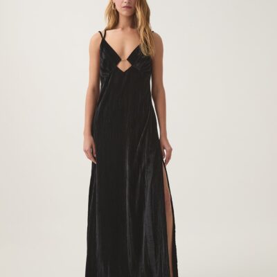 Aje. Moonbow Velvet Maxi Dress