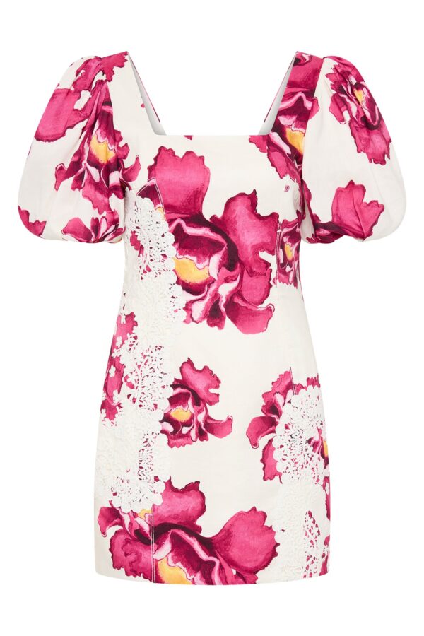 Aje. Solace Lace Trim Mini Dress - Image 2