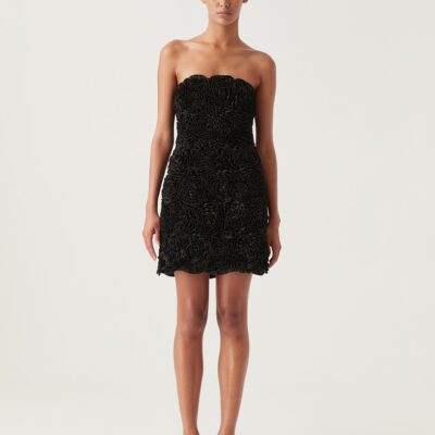 Aje. Gazer Rosette Mini Dress