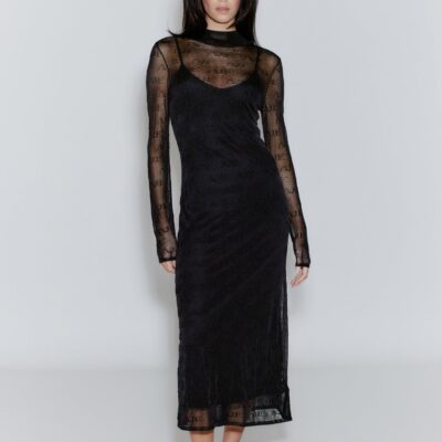 Aje. Metaphor Logo Knit Dress