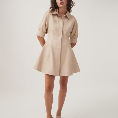 Aje. Flourisher Braided Mini Dress
