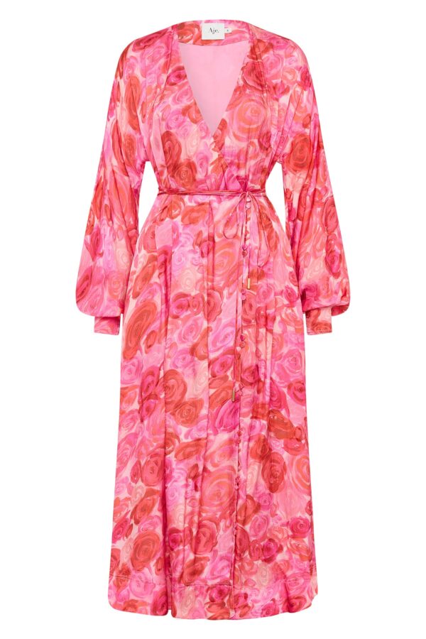 Aje. Tinley Wrap Front Midi Dress - Image 2