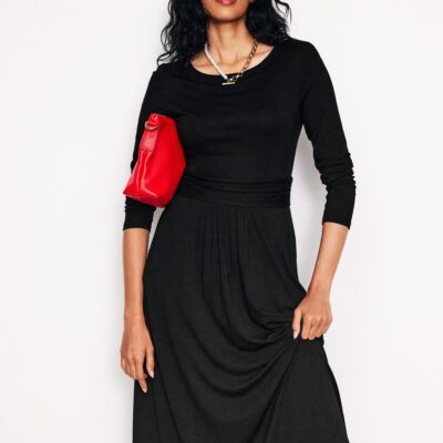 Boden Amelie Long Sleeve Midi Dress