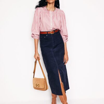 Boden 5 Pocket Cord Maxi Skirt