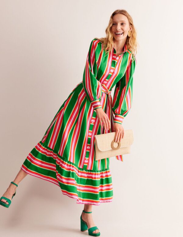 Boden Cotton Midi Shirt Dress