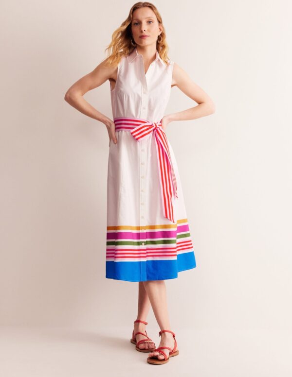 Boden Kate Sleeveless Shirt Dress