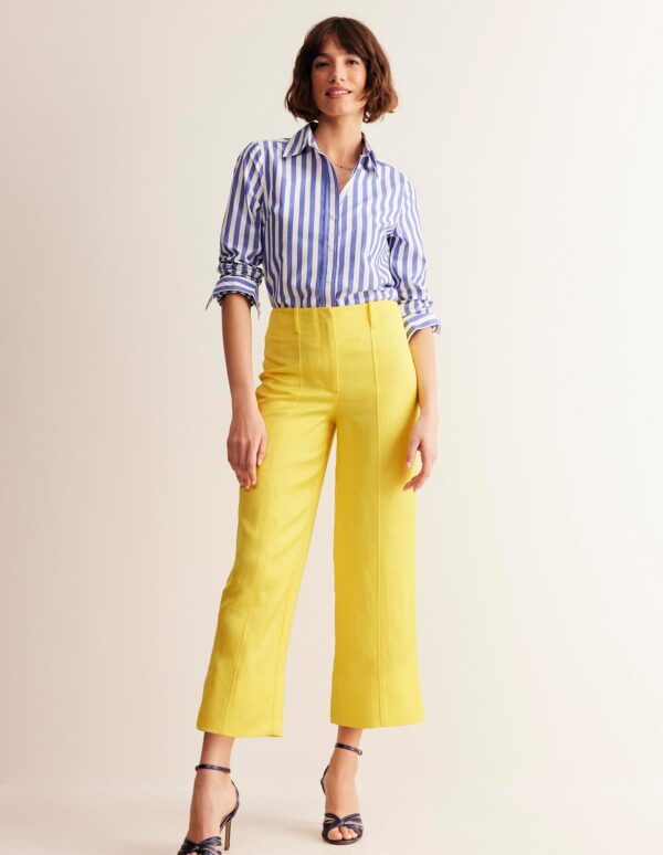 Boden Cropped Twill Trousers