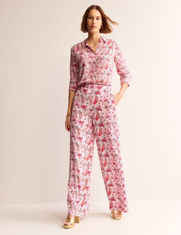 Boden Palazzo Fluid Crepe Trousers