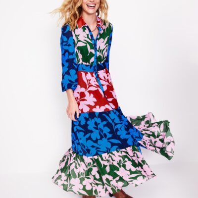 Boden Occasion Maxi Shirt Dress