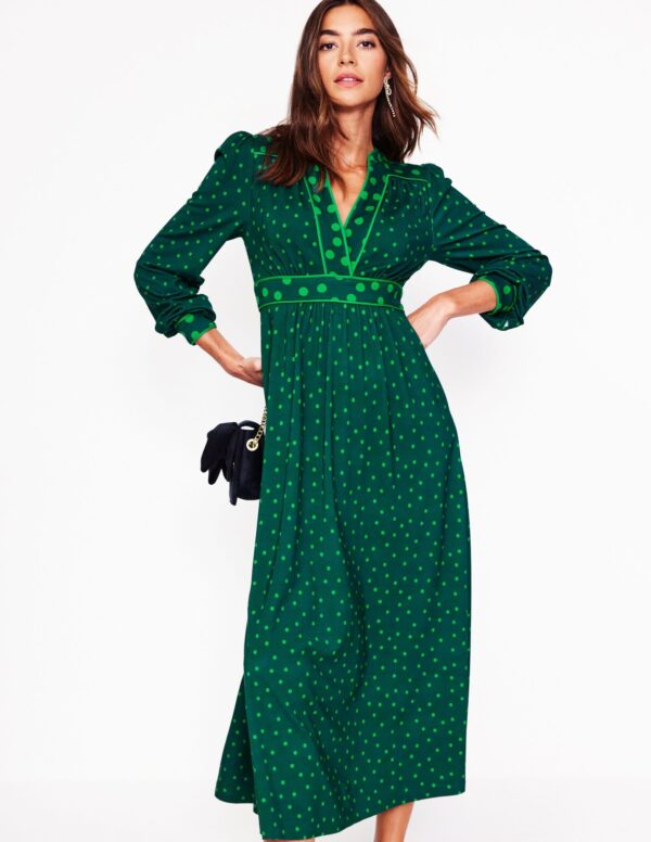 Boden Hotched Ponte Dress