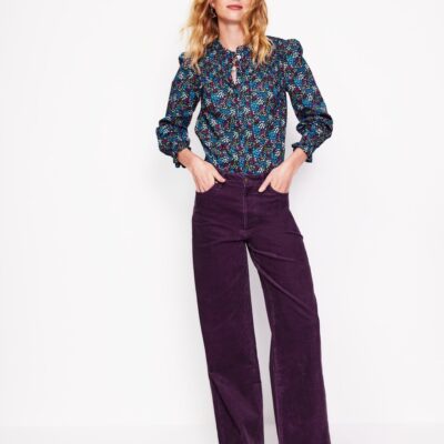 Boden 5 Pocket Cord Wide Jeans