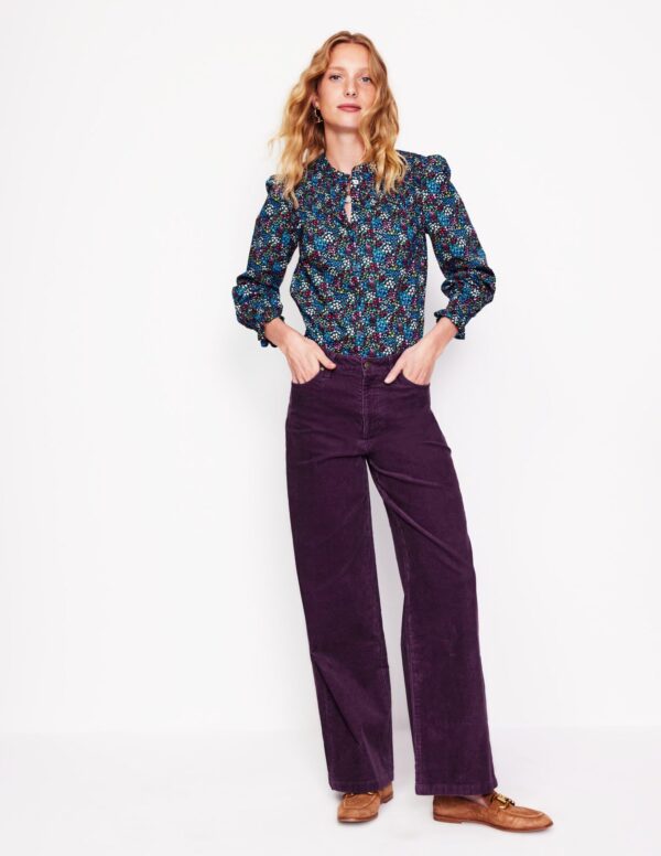 Boden 5 Pocket Cord Wide Jeans
