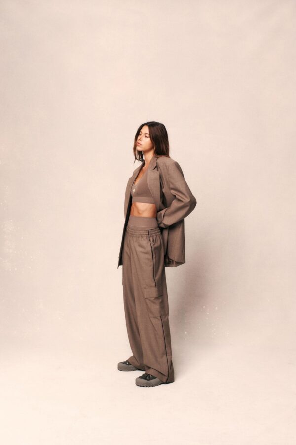 P.E Nation Global Residency Pant In Walnut - Image 2