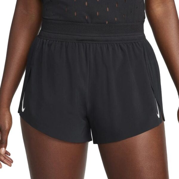 Nike Aeroswift Dri-fit Adv 3 Inch Mid-rise Brief-lined Running Shorts Black