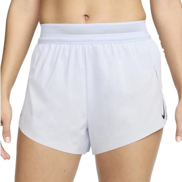 Nike Aeroswift Dri-fit Adv 3 Inch Mid-rise Brief-lined Running Shorts Football Grey