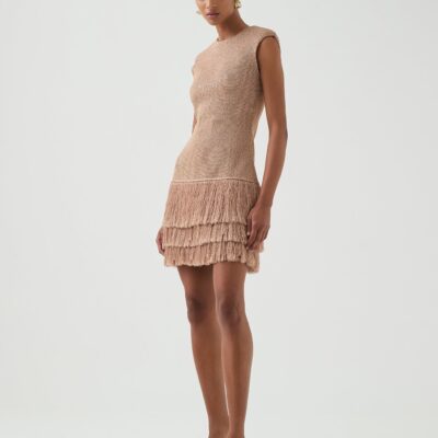 Aje. Breeze Knit Mini Dress