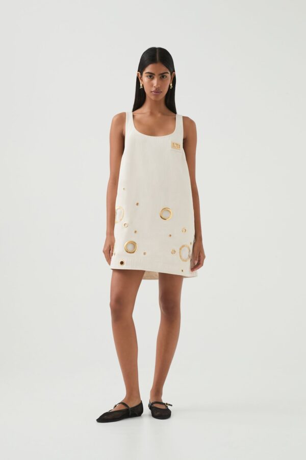 Aje. Stella Denim Mini Dress