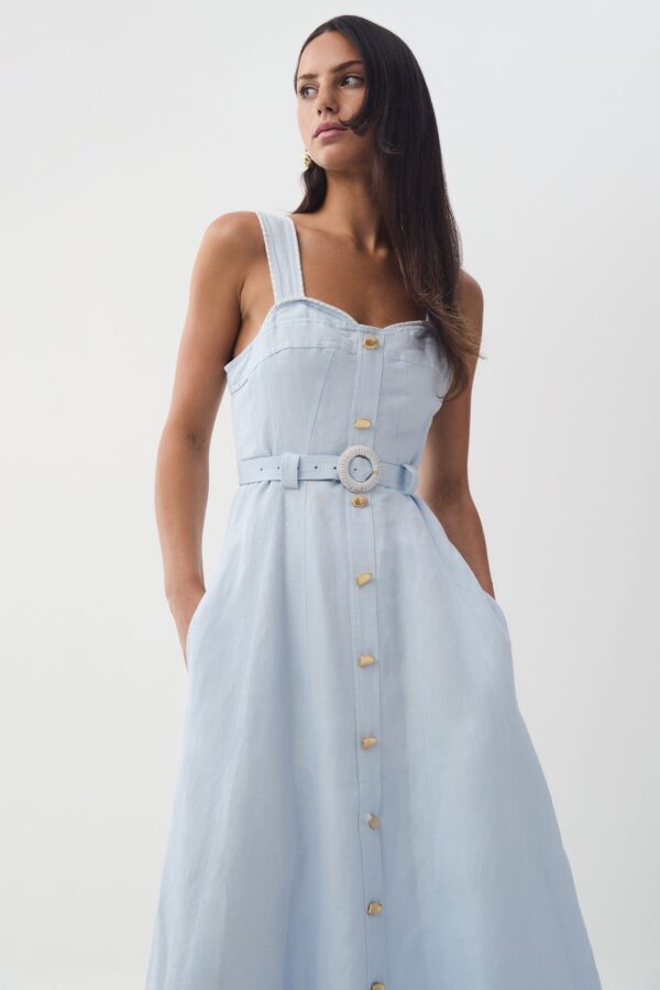 Aje. Celeste Utility Midi Dress - Image 3