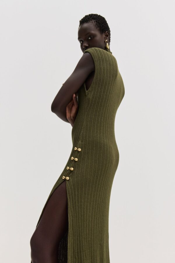 Aje. Leandra Knit Midi Dress