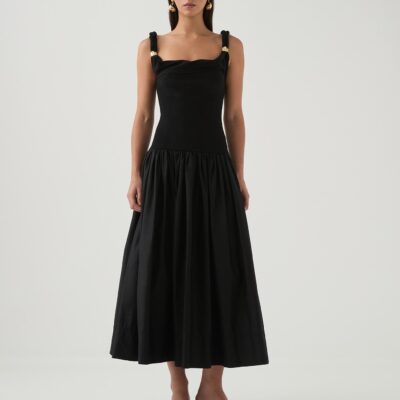 Aje. Halcyon Knit Midi Dress