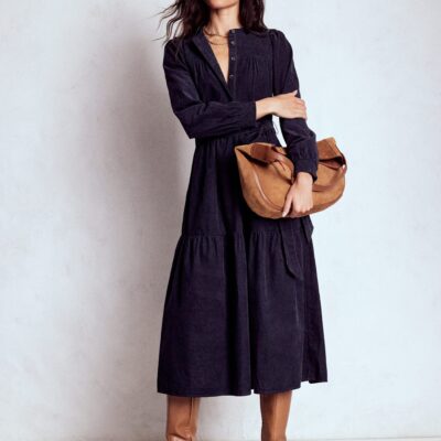 Boden Cecily Cord Midi Dress