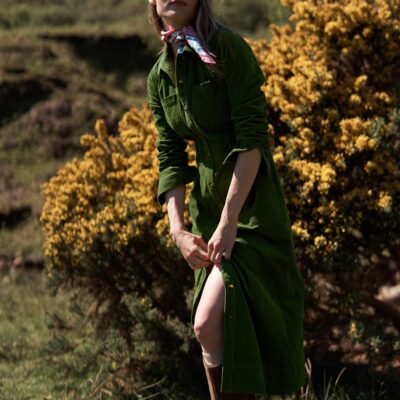 Boden Amanda Cord Midi Dress