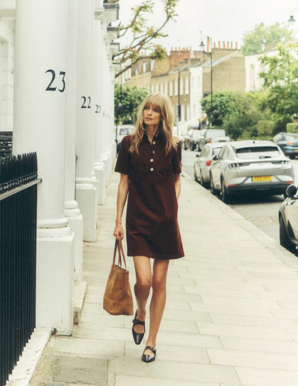 Boden Zia Cord Pocket Shirt Dress