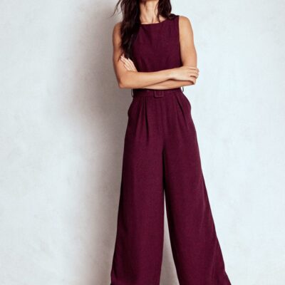 Boden Gwen Slash Neck Jumpsuit